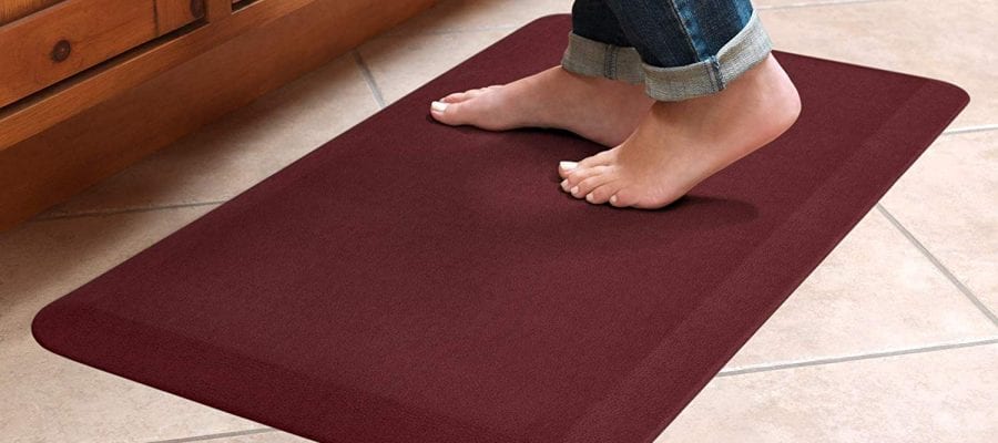 3/4" Non-Slip Anti-Fatigue Comfort Mats Floor Mat Kitchen 4 Size Brown And Black 