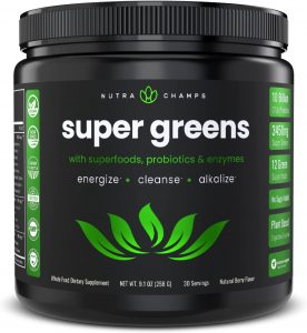 NutraChamps Super Greens Natural Powder Superfood