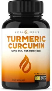 NutraChamps Turmeric Curcumin with BioPerine, 1500mg