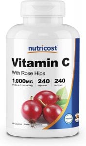 Nutricost Gluten Free Vitamin C Capsule, 1025mg