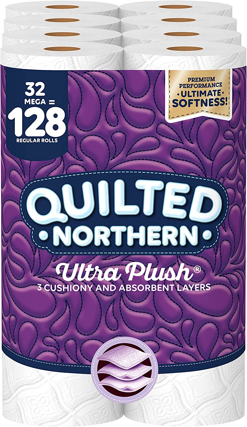 Quilted Northern Absorbent Toilet Paper, 24-Rolls