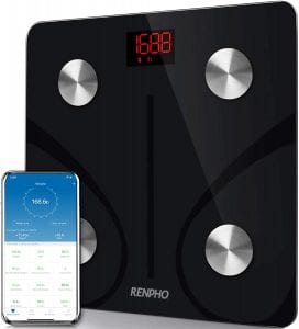 RENPHO Bluetooth Smart Body Fat Monitor Scale