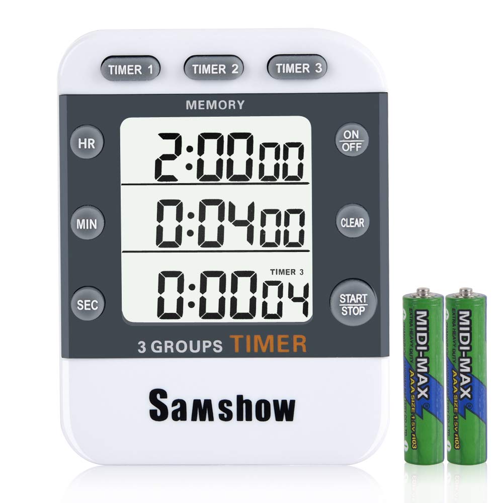 Samshow Retractable Stand Kitchen Timer For Cooking