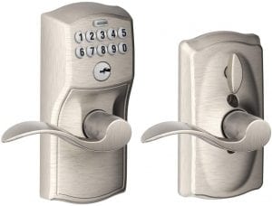 Schlage FE595VCAM619ACC Camelot Keypad Entry Flex-Lock Door Lock