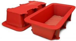 Silicone Designs Nonstick Commercial Grade Bread And Loaf Pan, 2-Piece