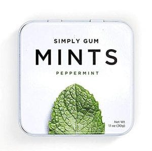 Simply Gum All Natural Organic Mints, 180-Piece