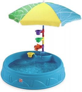 Step2 Kids’ Molded Shaded Pool, 50-Inch