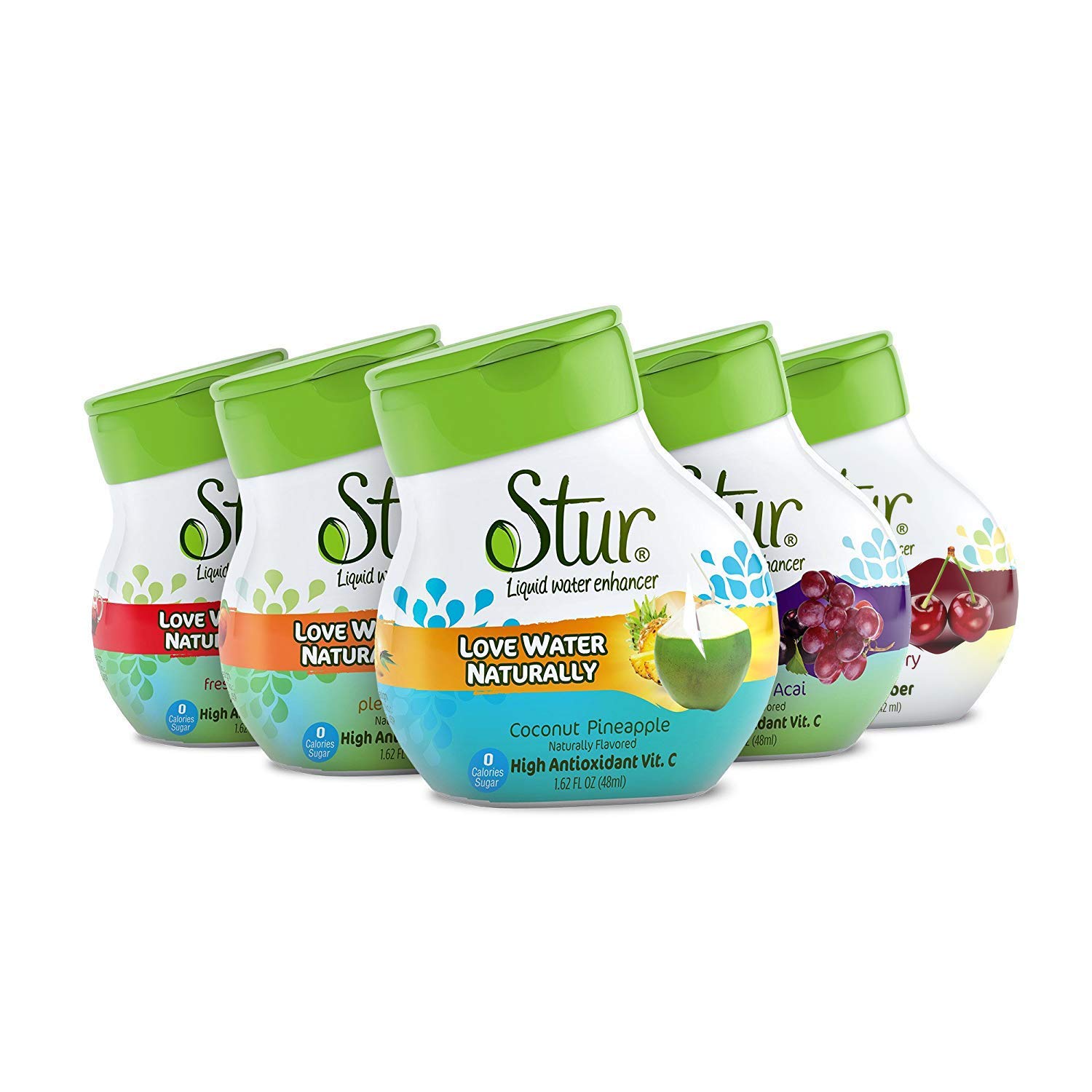 Stur Summer Variety Drink Mix/Water Enhancer, 5-Pack