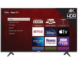 TCL Roku Advanced Digital TV Tuner Smart TV, 55-Inch