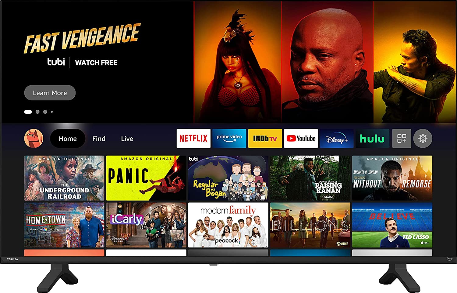 Toshiba Apple AirPlay Supporting Smart TV, 43-Inch