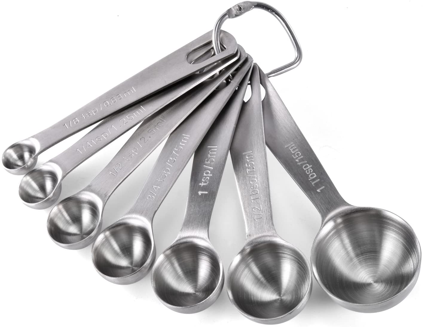 U-Taste Metal Measuring Spoons, Set Of 7