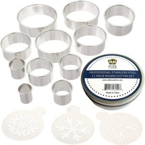Ultra Cuisine Professional Pastry Cutter Set, 11-Piece