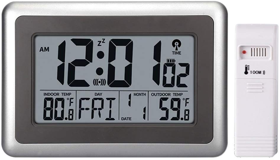 UMEXUS Automatic Time Desk & Wall Weather Monitoring Clock