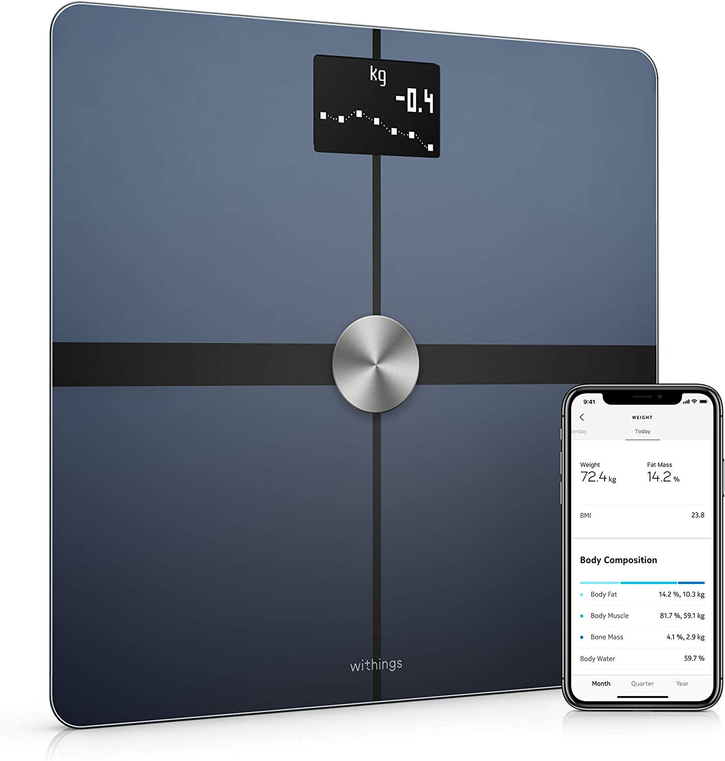 Withings Body+ User-Friendly Syncing BMI Scale