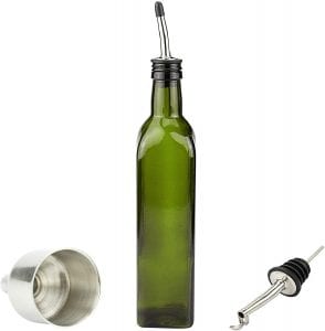 XYUN Stainless Steel Aided Funnel Olive Oil Bottle