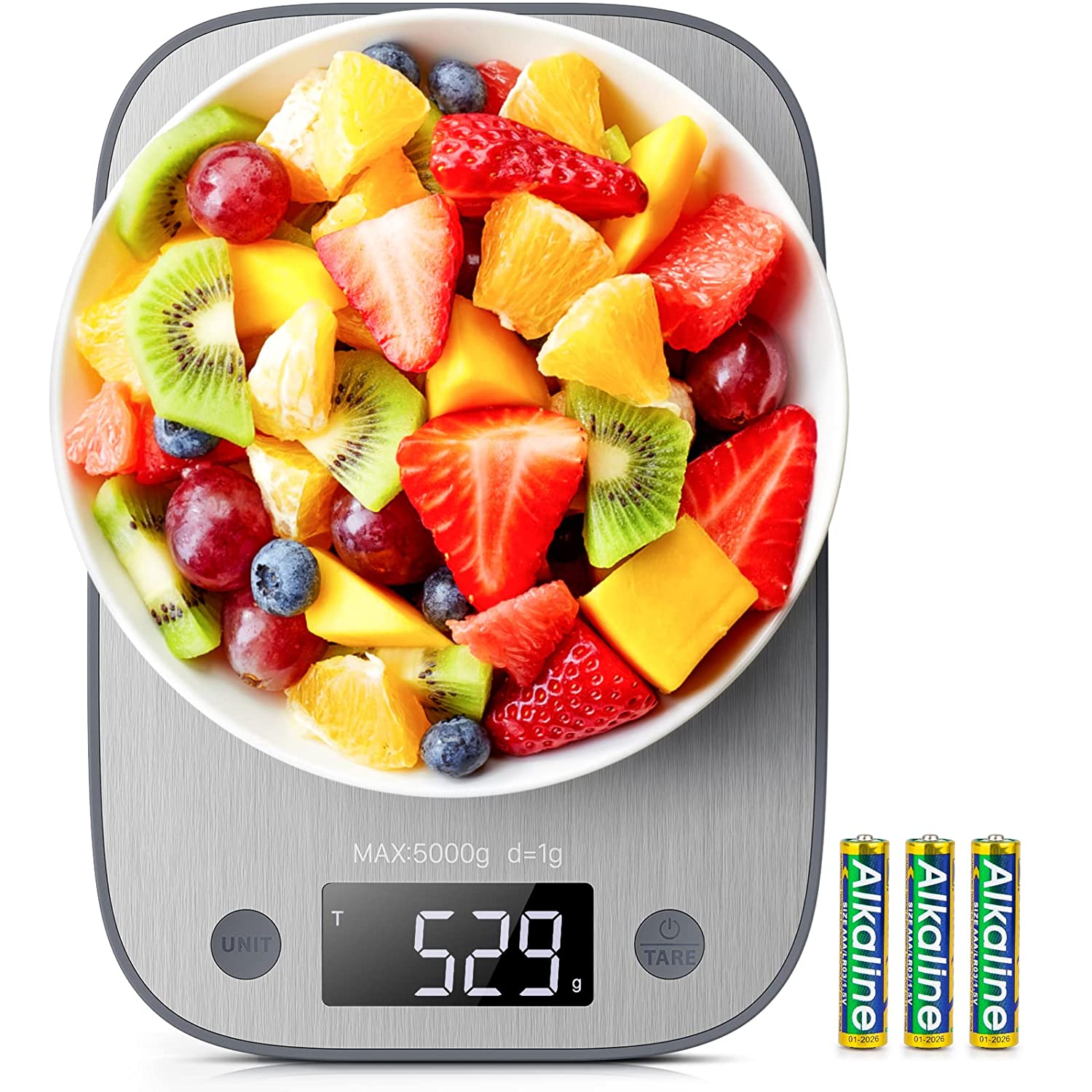 SIMPLETASTE Easy Tare Healthy Living Kitchen Scale
