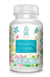 ACTIF Soft Gel Organic Prenatal Vitamin, 90-Count
