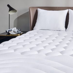 Bedsure Shrink-Resistant Quilted Mattress Pad