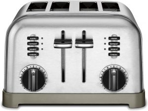 Cuisinart LED Indicators Metal Pop-Up Toaster, 4-Slice