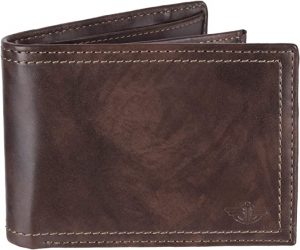 Dockers Men’s Leather Bifold RFID Wallet