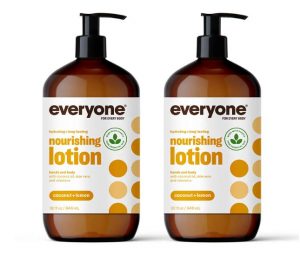 Everyone Hypoallergenic Organic Hand Lotion For Dry Skin, 2-Pack
