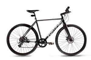 Fortified Theft-Resistant Disc-Brake City Commuter Bike, 8-Speed