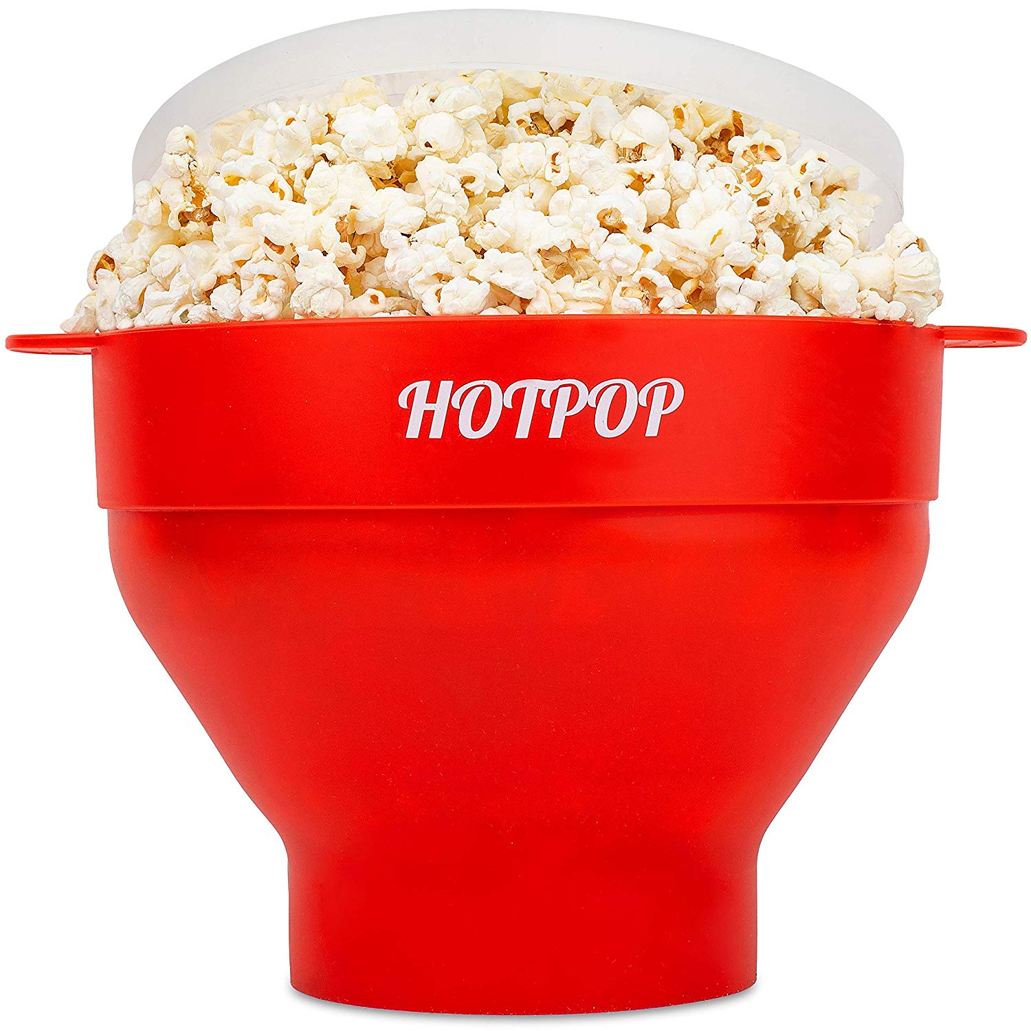 HOTPOP Original Heat-Resistant Microwave Popcorn Maker, 15-Cup
