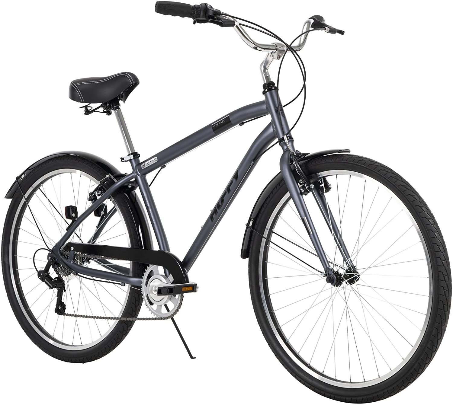 Huffy Comfort Lightweight Aluminum Commuter Bike, 7-Speed