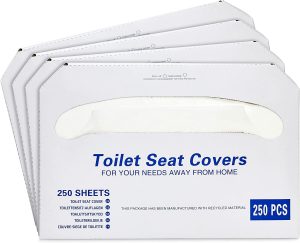 Juvale Commercial Paper Toilet Seat Covers, 250-Pack