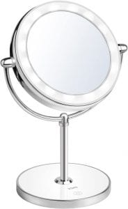 KDKD Swivel Makeup Mirror With Lights