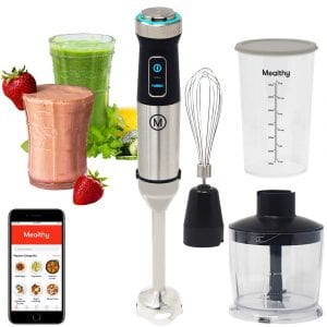 Mealthy Immersion Hand Blender, 10-Speed