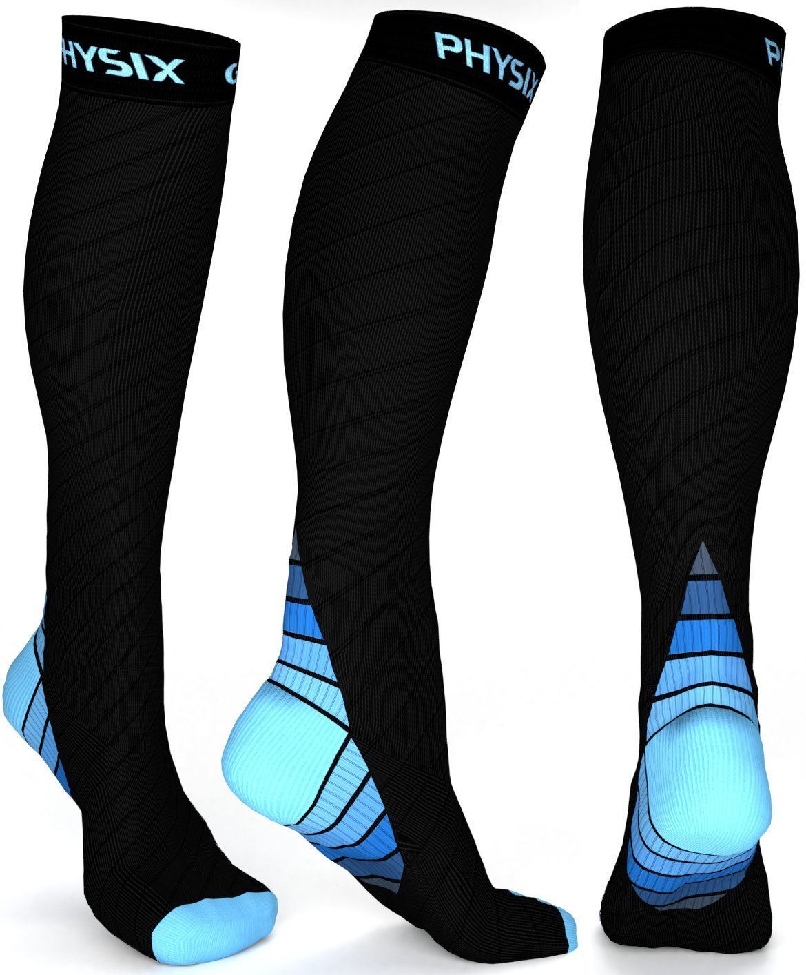 Physix Gear Sport Athletic Fit Compression Socks