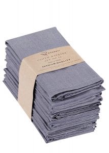 Ruvanti Durable Linen Napkin, 12-Pack