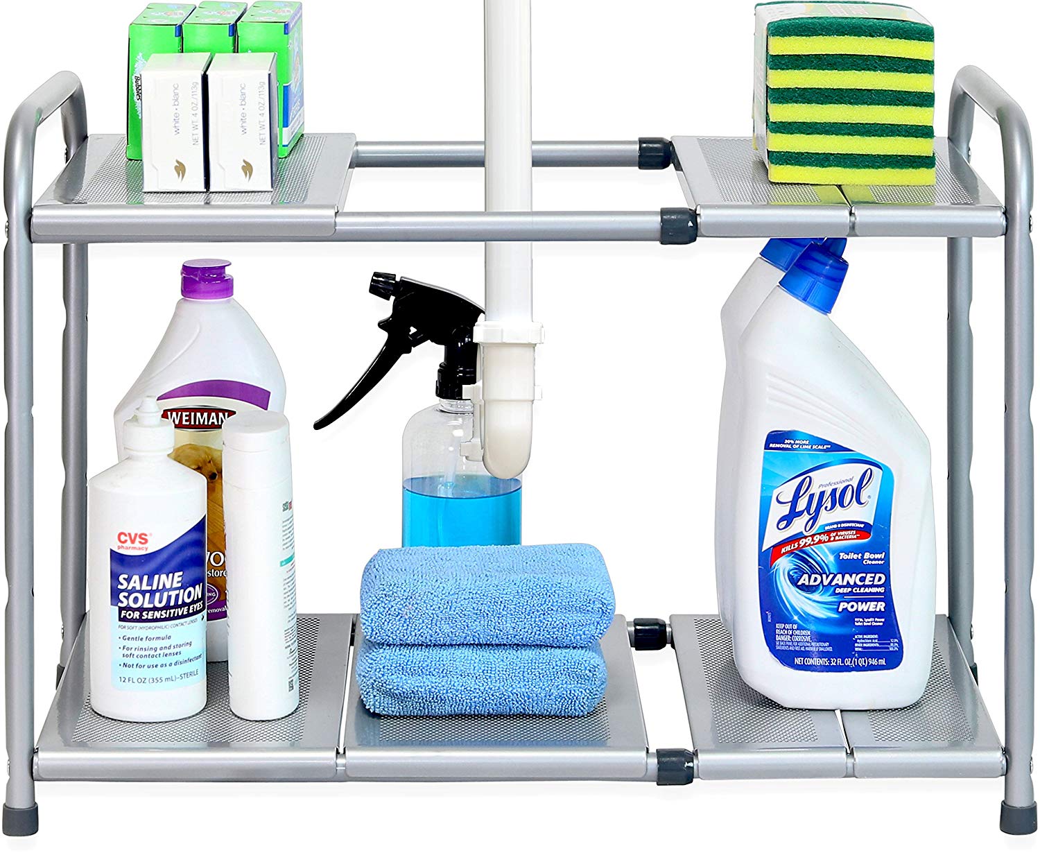Simple Houseware Expandable Under Sink Organizer