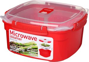 Sistema Phthalate-Free Microwave Food Steamer, 2.4-Liter