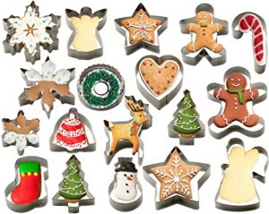 StarPack Home Holiday Christmas Cookie Cutters, 18-Piece