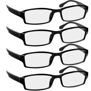 TruVision Readers Reading Glasses, 4-Pair