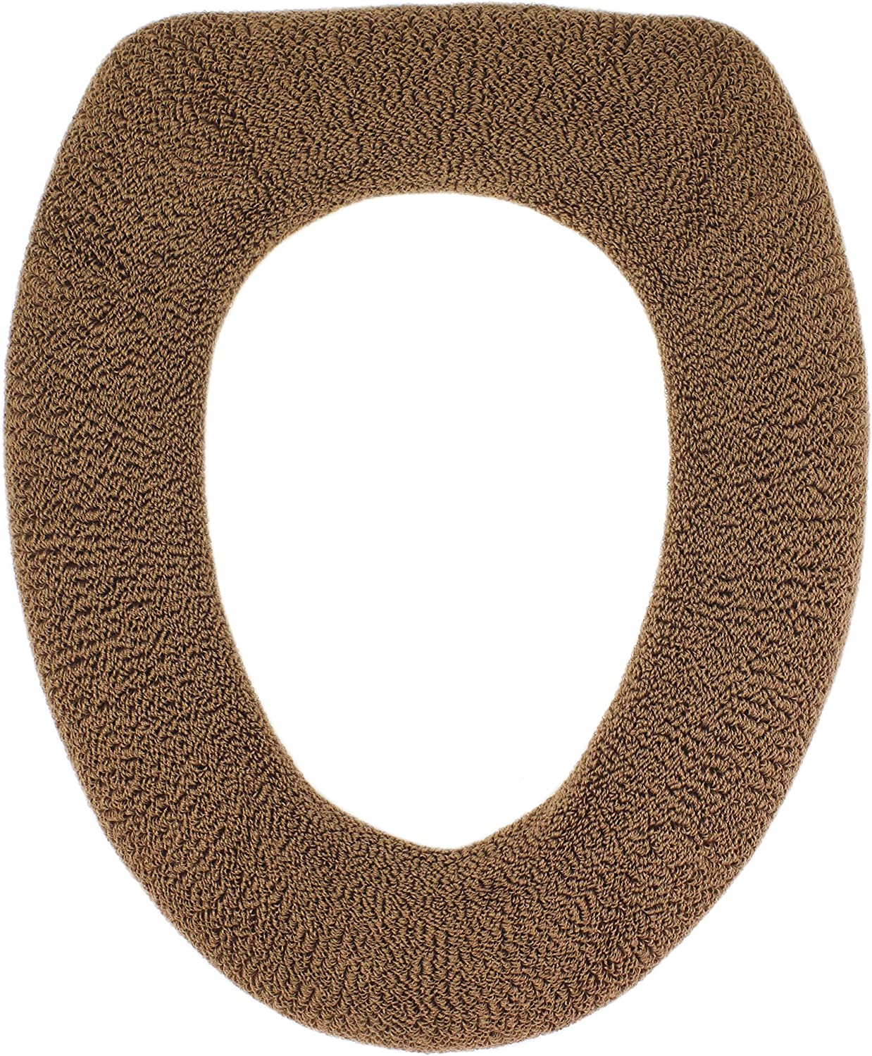 Warm-n-Comfy Snug Fit Fabric Toilet Seat Cover