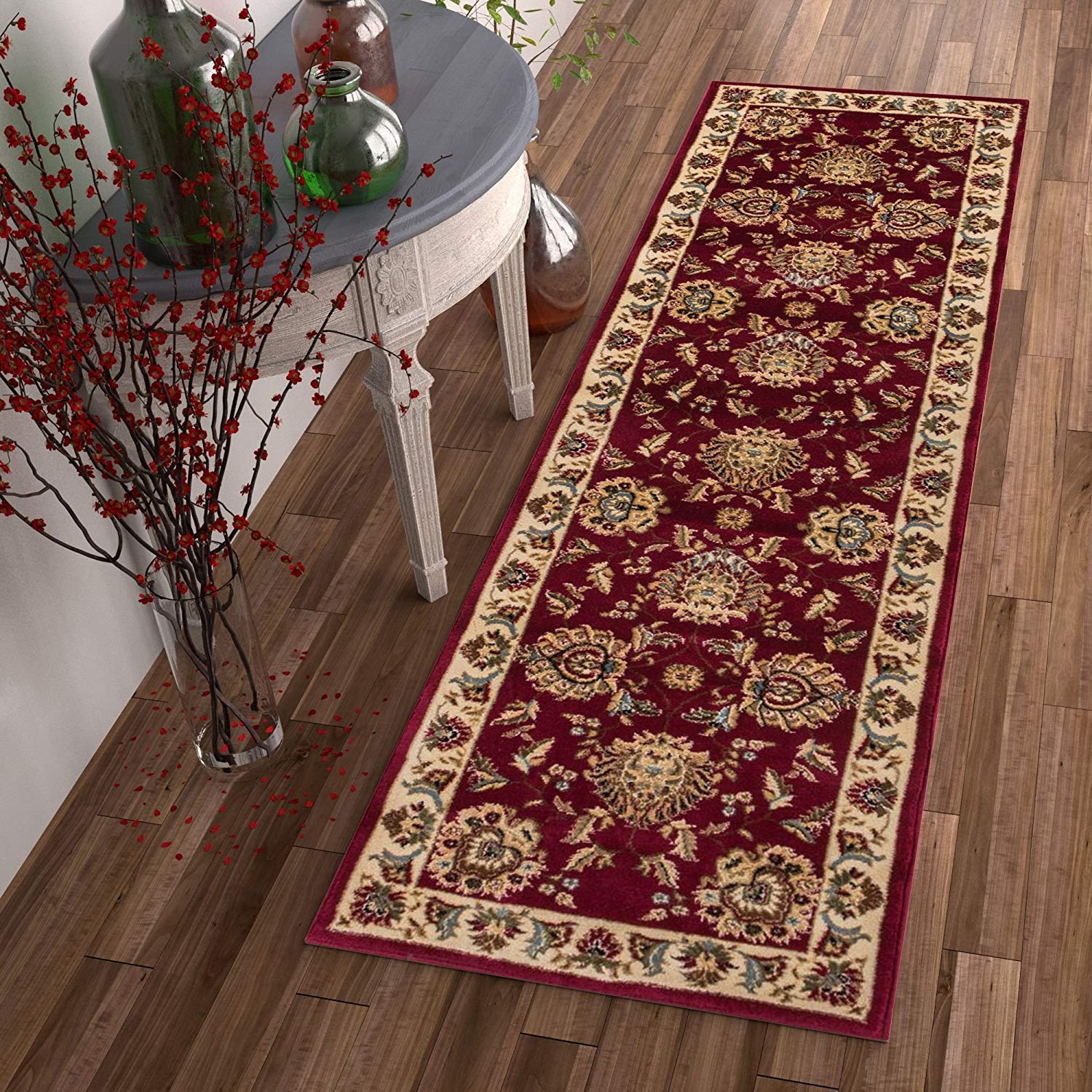 Well Woven Traditional Carpet Runner, 2.7×12-Foot