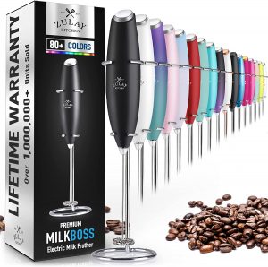Zulay Kitchen Modern Creamy Milk Frother for Lattes