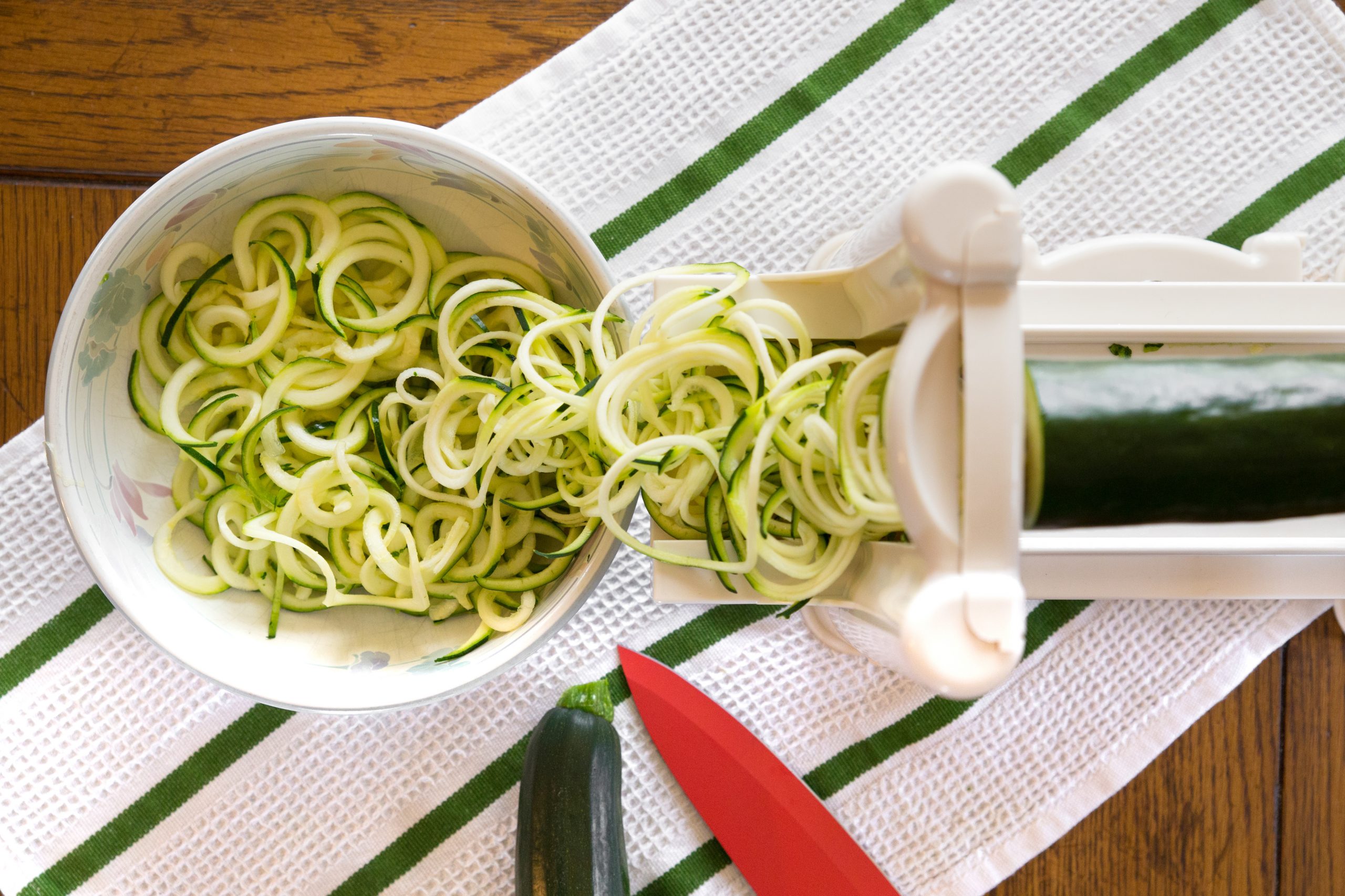 Fullstar Vegetable Spiralizer Vegetable Slicer - 4 in 1 Zucchini Spaghetti Maker