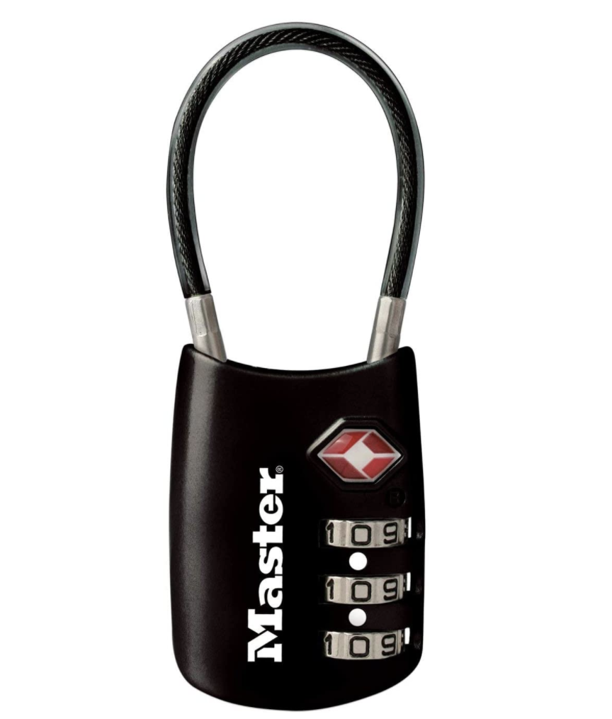 Master Lock Alloy Steel 3-Digit TSA Lock