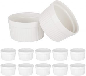 Accguan Microwave-Safe Souffle Dishes, Set Of 12