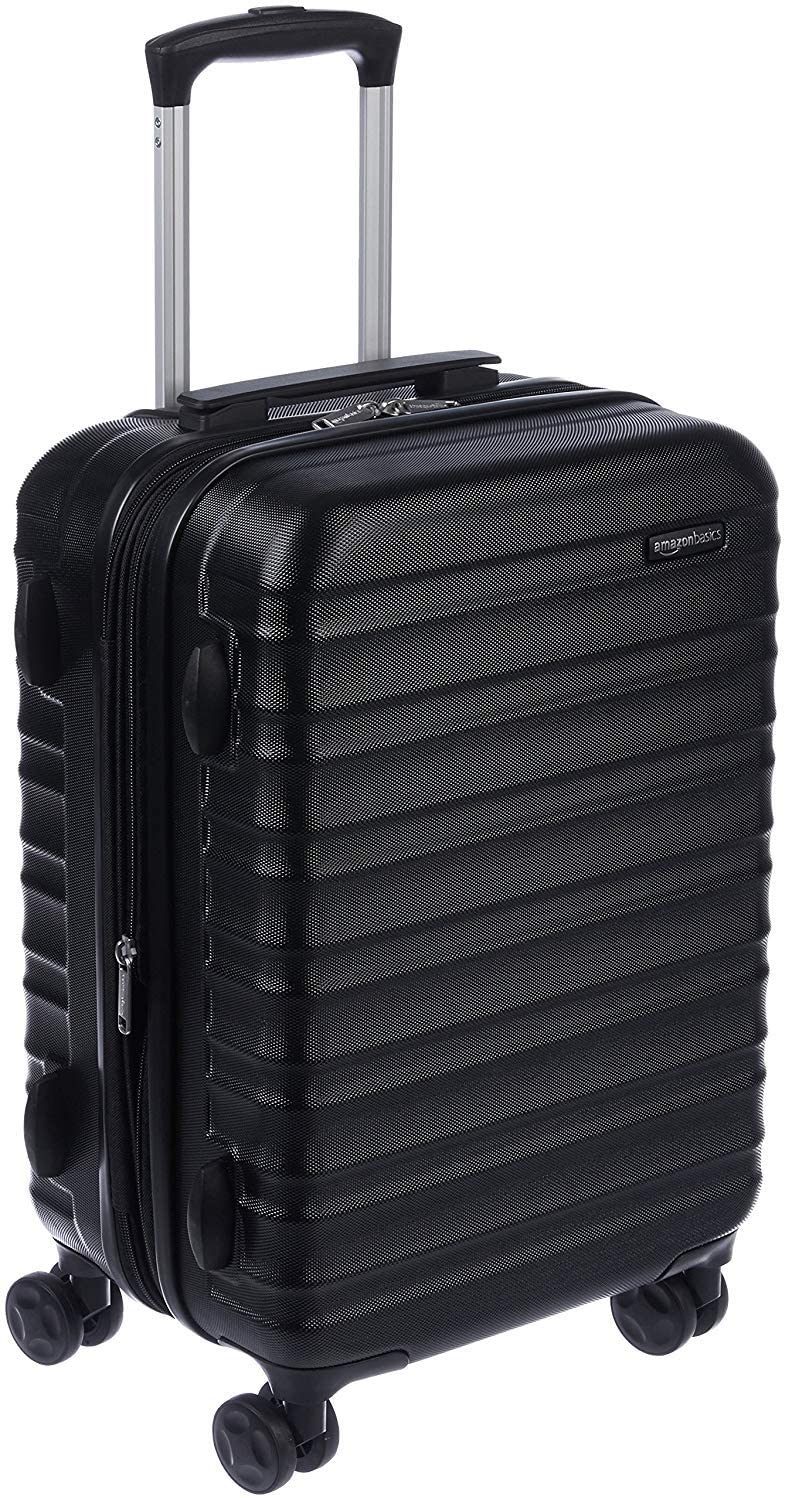 AmazonBasics Hardside Spinner Suitcase, 21-Inch