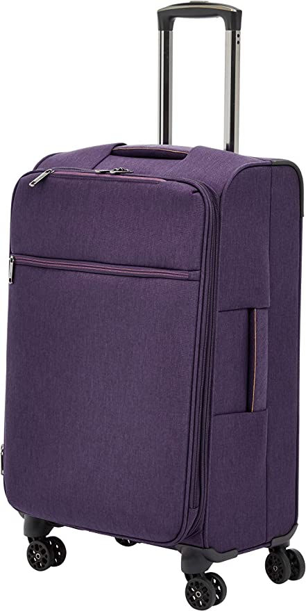 AmazonBasics Belltown Pocketed Soft Shell Suitcase, 31-Inch