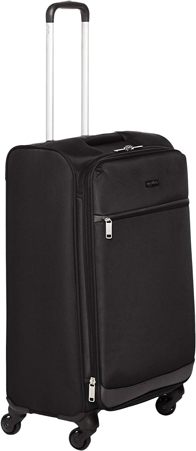 AmazonBasics 360-Degree Soft Shell Spinner Luggage, 29-Inch