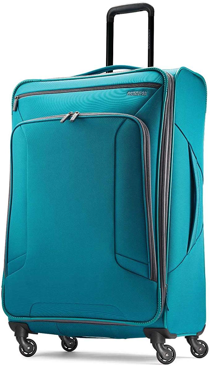American Tourister 4 Kix Classic Soft Shell Suitcase, 28-Inch