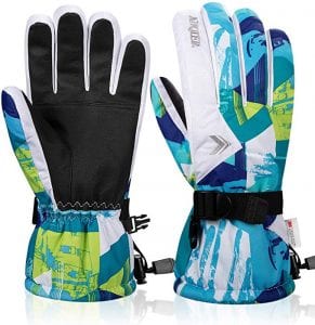 Anqier Waterproof Winter Gloves