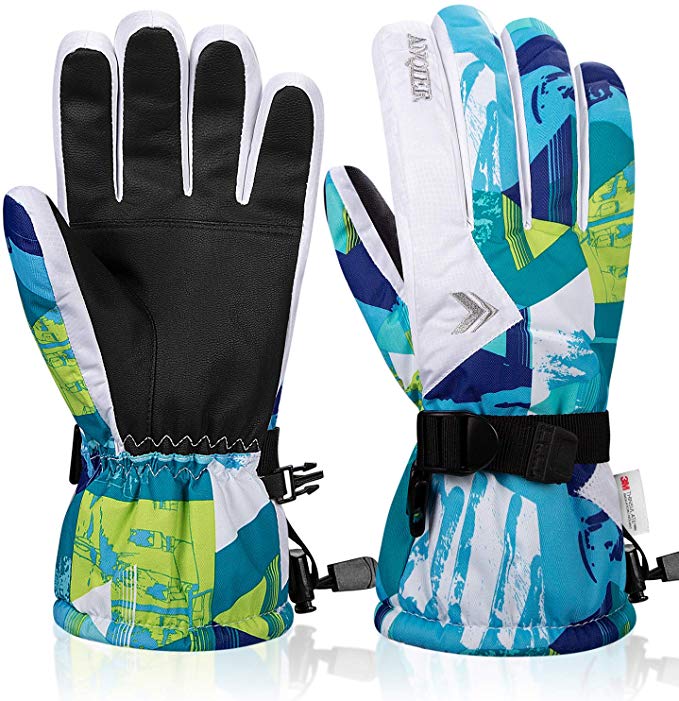 Anqier Waterproof Winter Gloves
