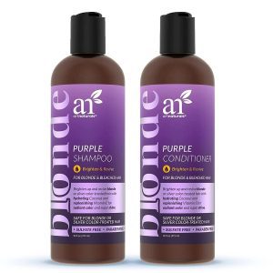 ArtNaturals Restorative Purple Shampoo & Conditioner Set, 16-Ounce